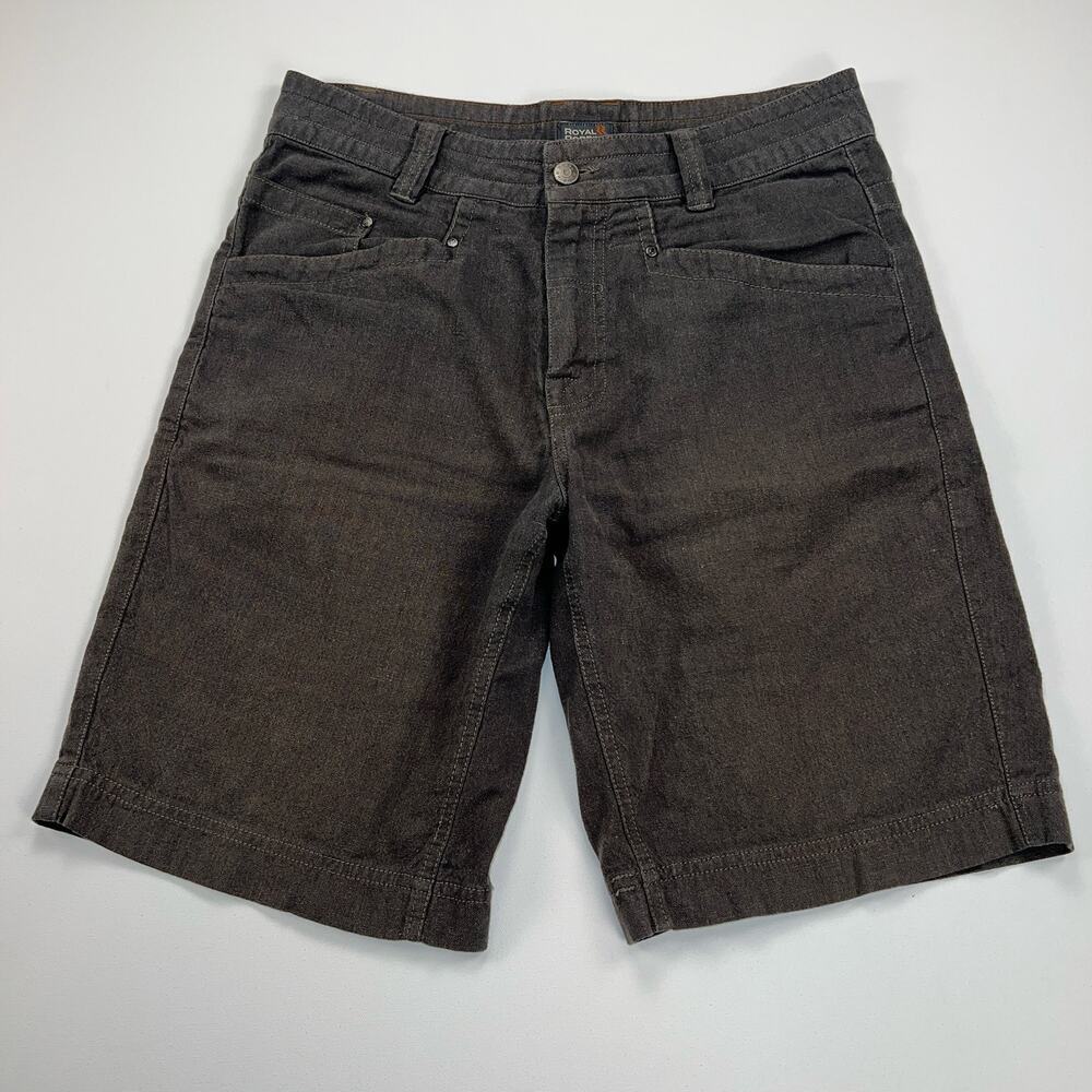 Royal Robbins Hemp Blend Men’s Shorts Gray 10” Inseam Size 30